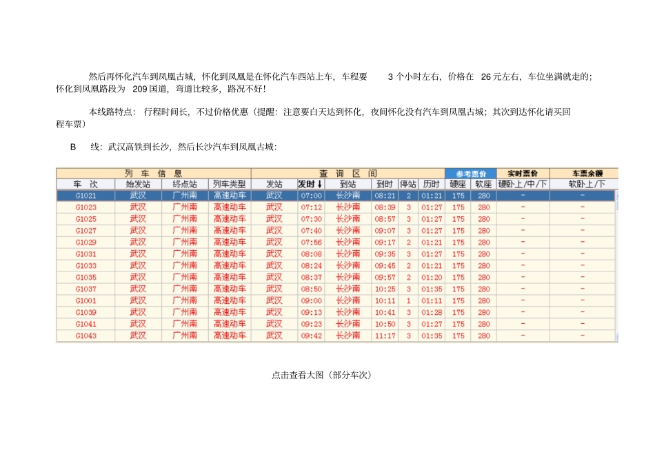 武汉到湖南凤凰古城旅游攻略_第2页