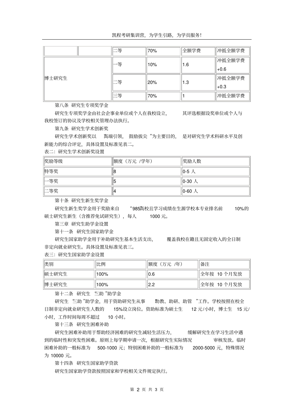武汉大学研究生奖助学金政策_第2页
