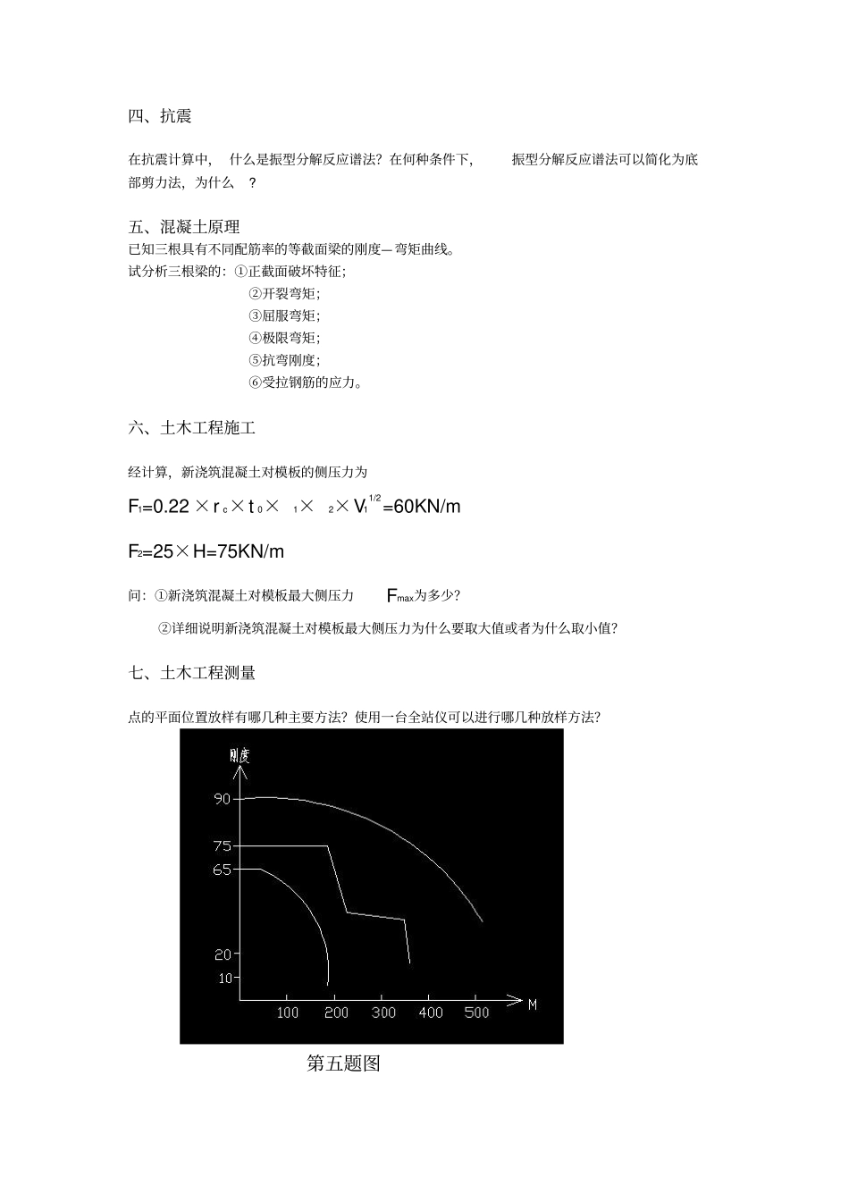 武汉理工结构工程复试试题_第2页