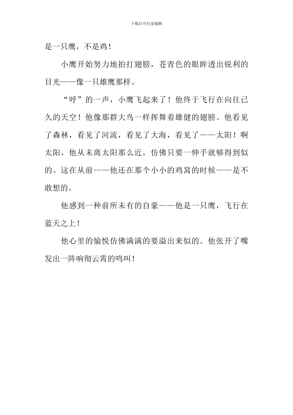 像只鹰那样作文_第3页