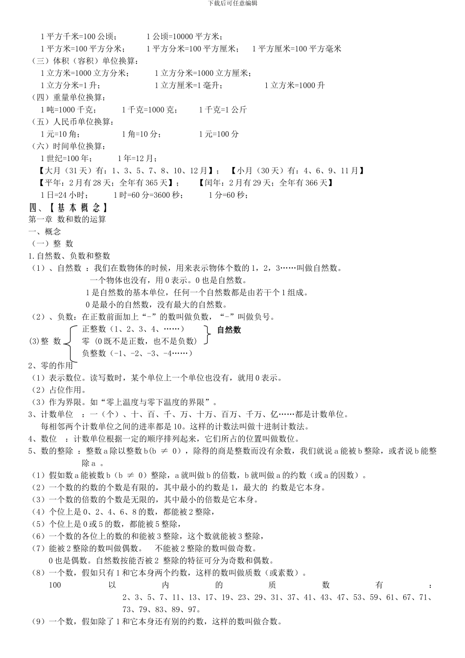 六年级总复习资料_第2页