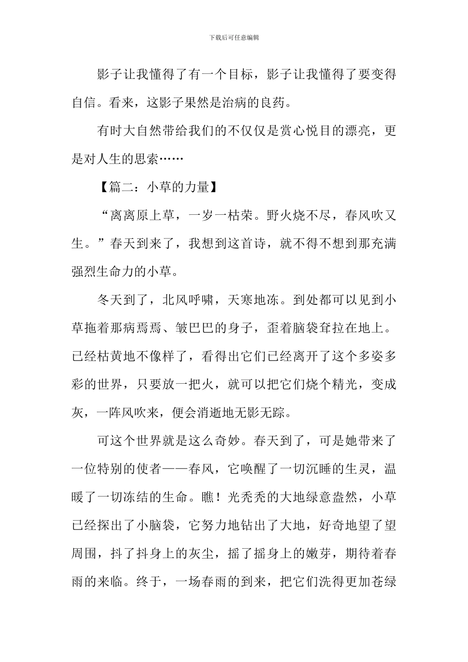 关于力量的作文300字_第2页