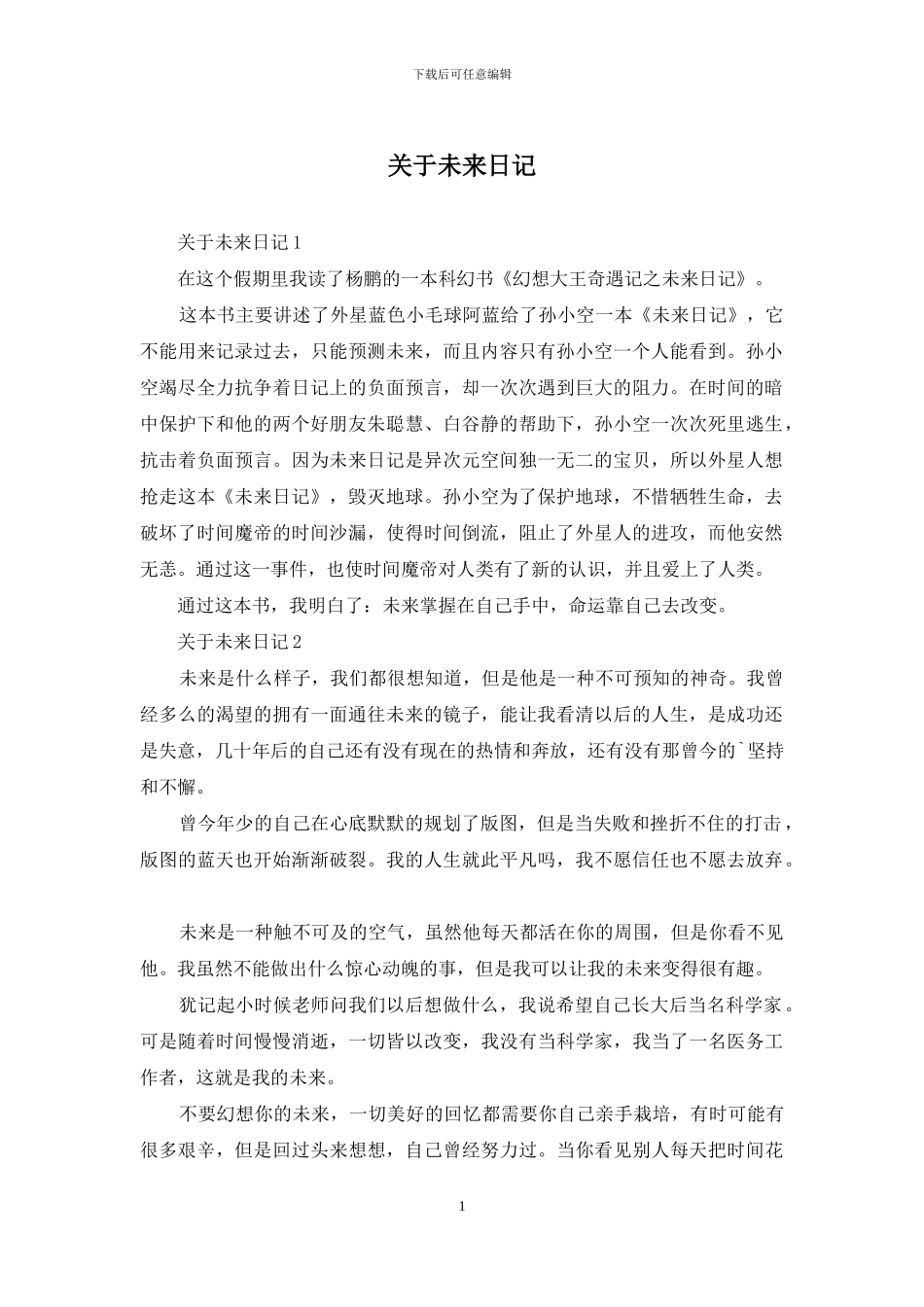 关于未来日记-1_第1页