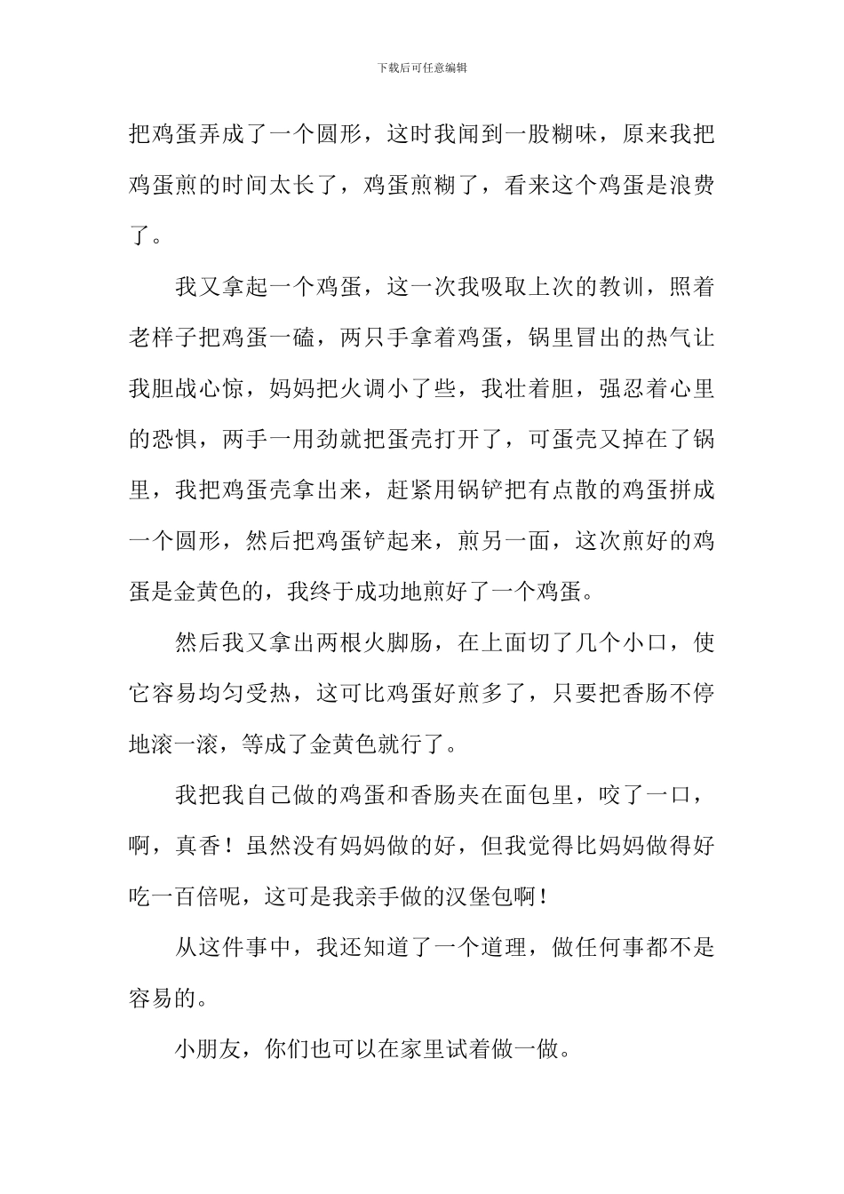 关于汉堡包的作文_第2页