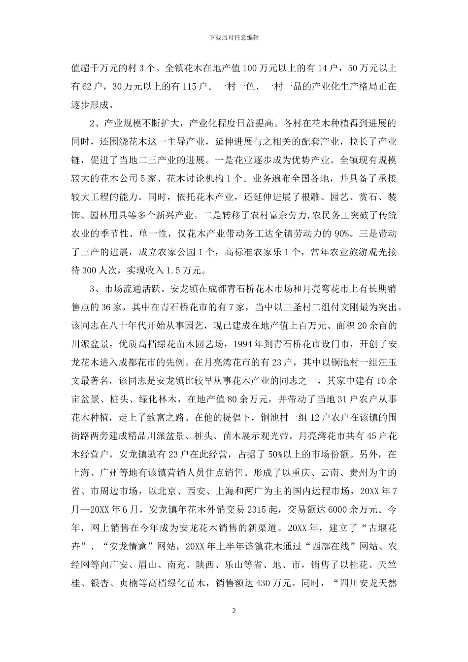关于花木产业发展的调研报告-苗木产业调研简报_第2页