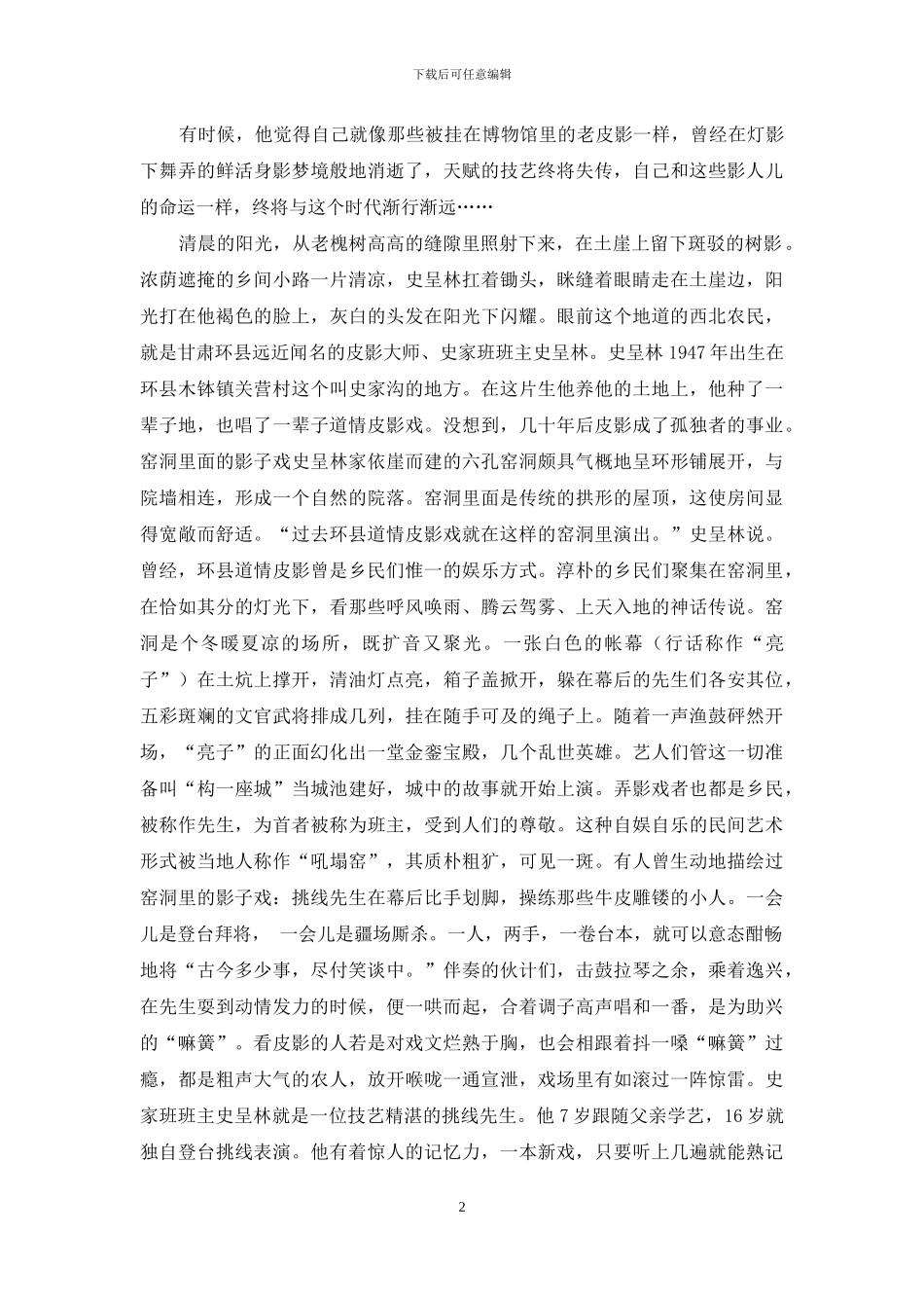 史呈林：孤独的皮影人_第2页