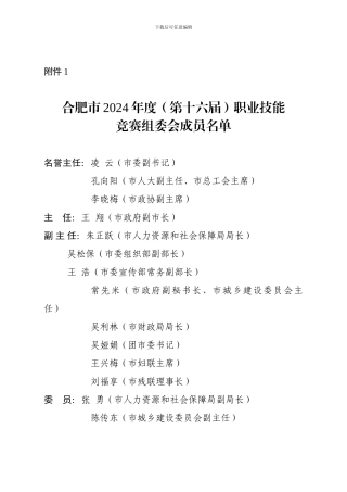 合肥市人力资源与社会保障局