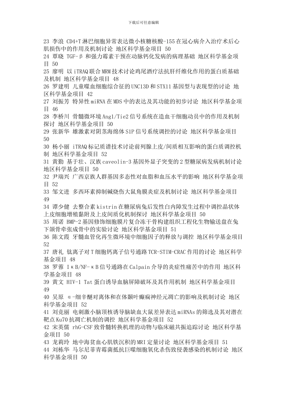 国家自然科学基金的清单_第2页