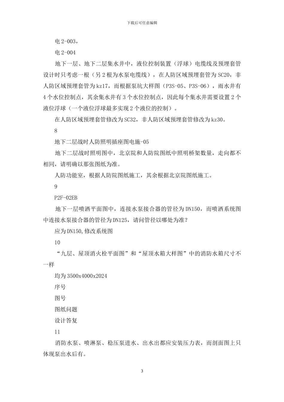 图纸会审、设计交底纪要_第3页