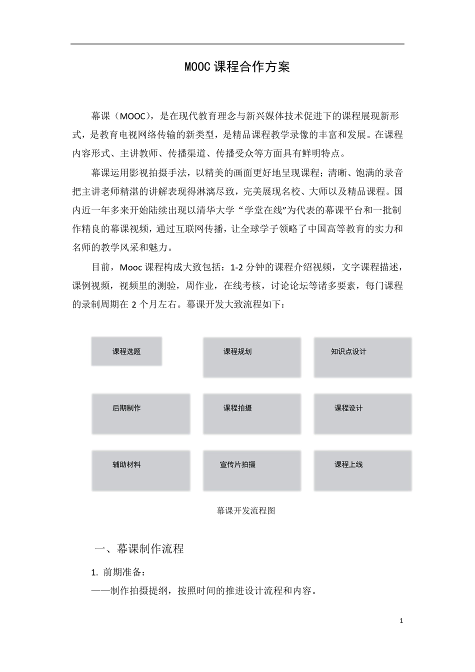 MOOC课程合作方案_第1页