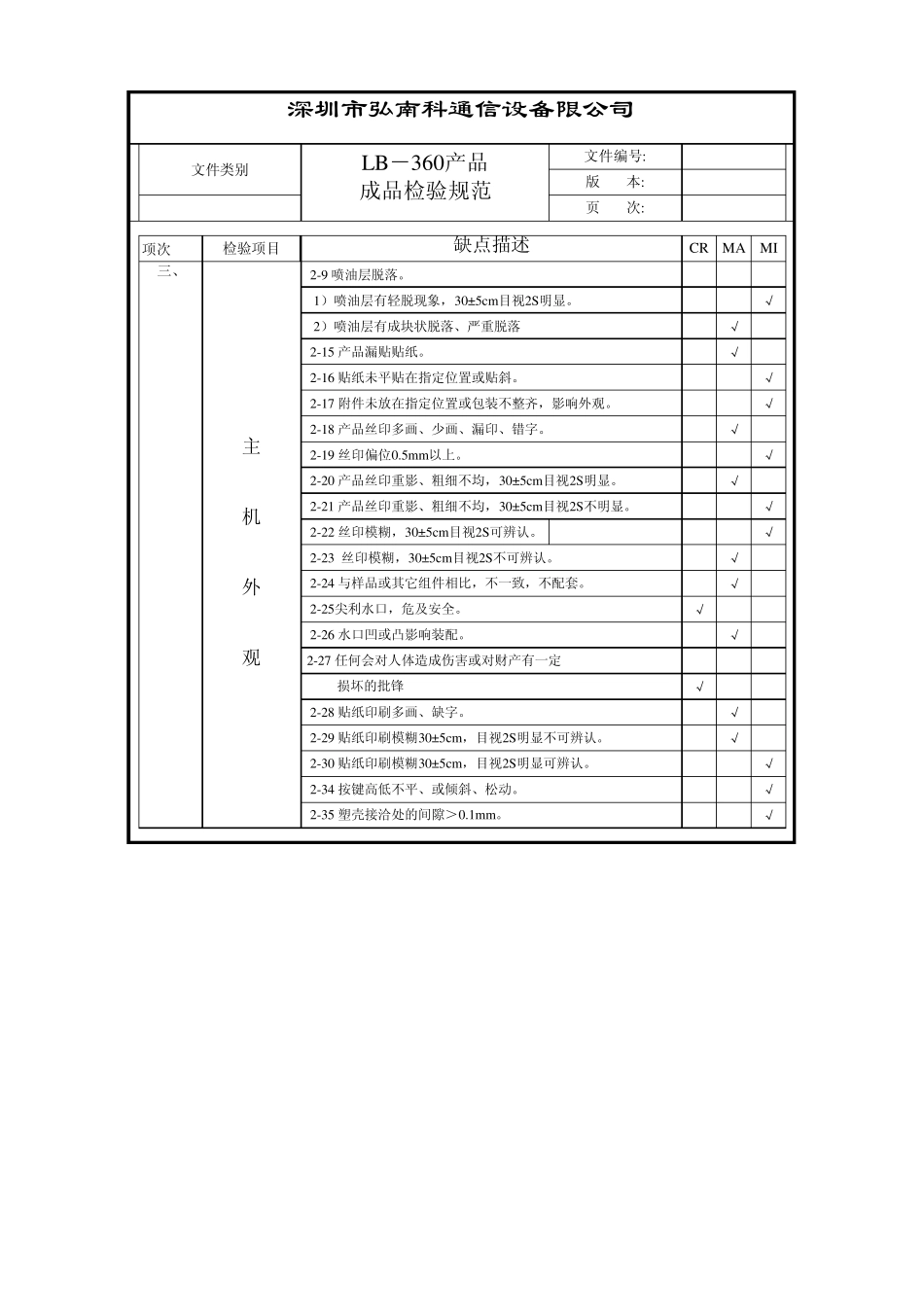 MP3成品检验规范_第3页
