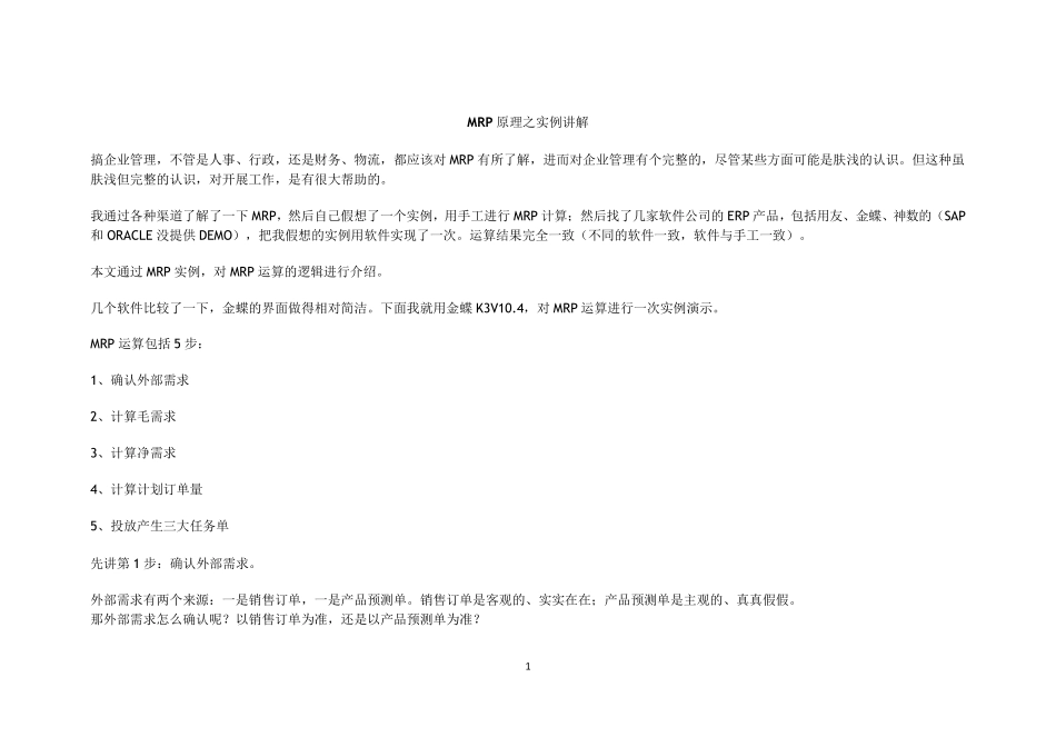 MRP原理之实例讲解_第1页