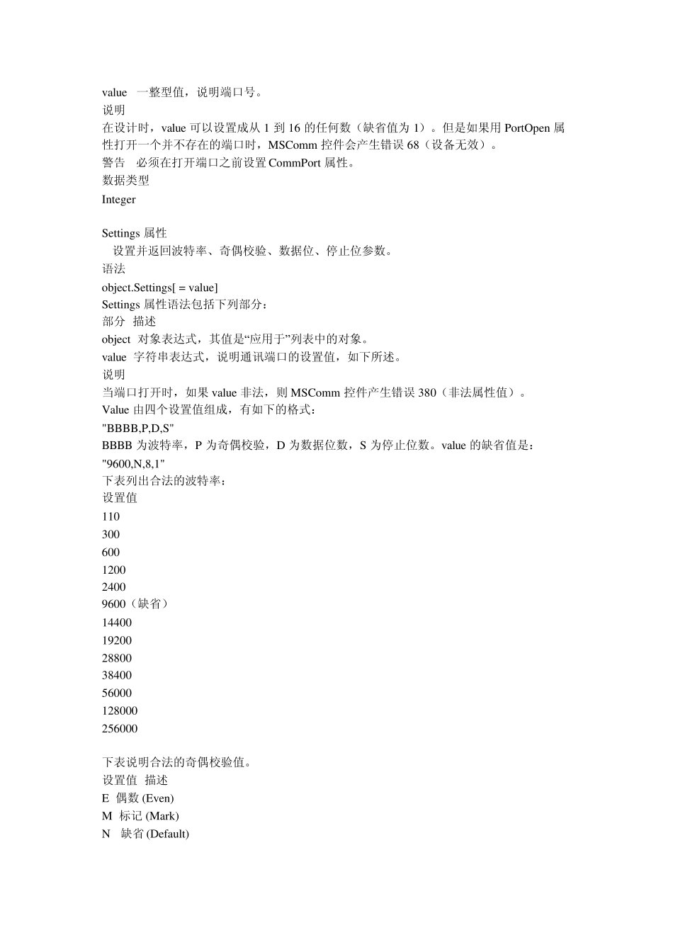 MSComm控件使用详1_第2页