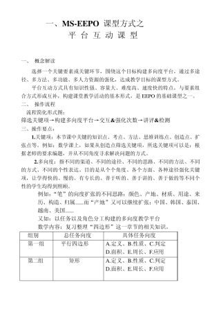 MSEEPO有效教育知识