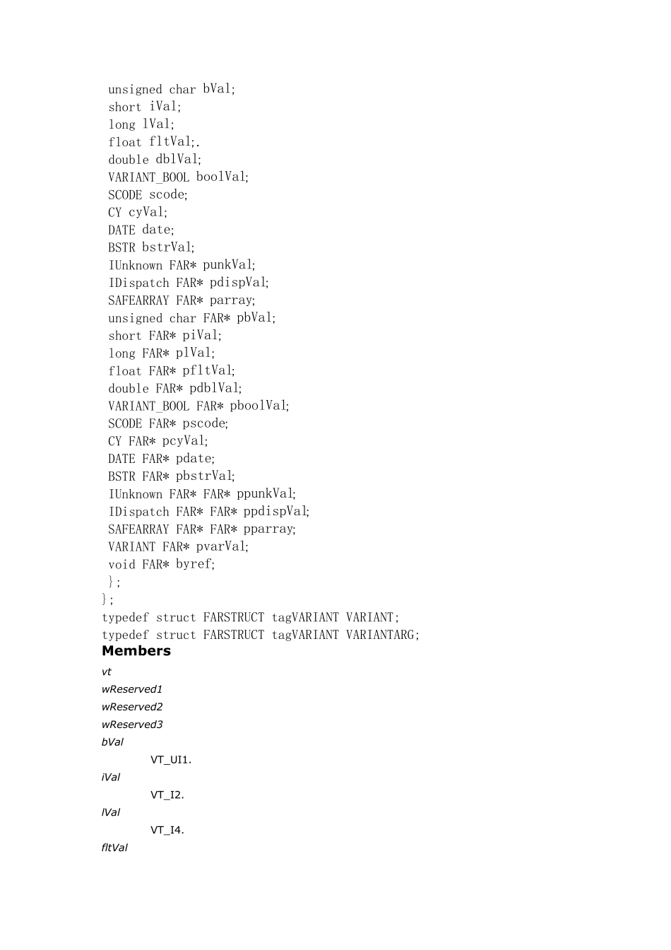 VARIANT与其它类型的相互转换_第2页