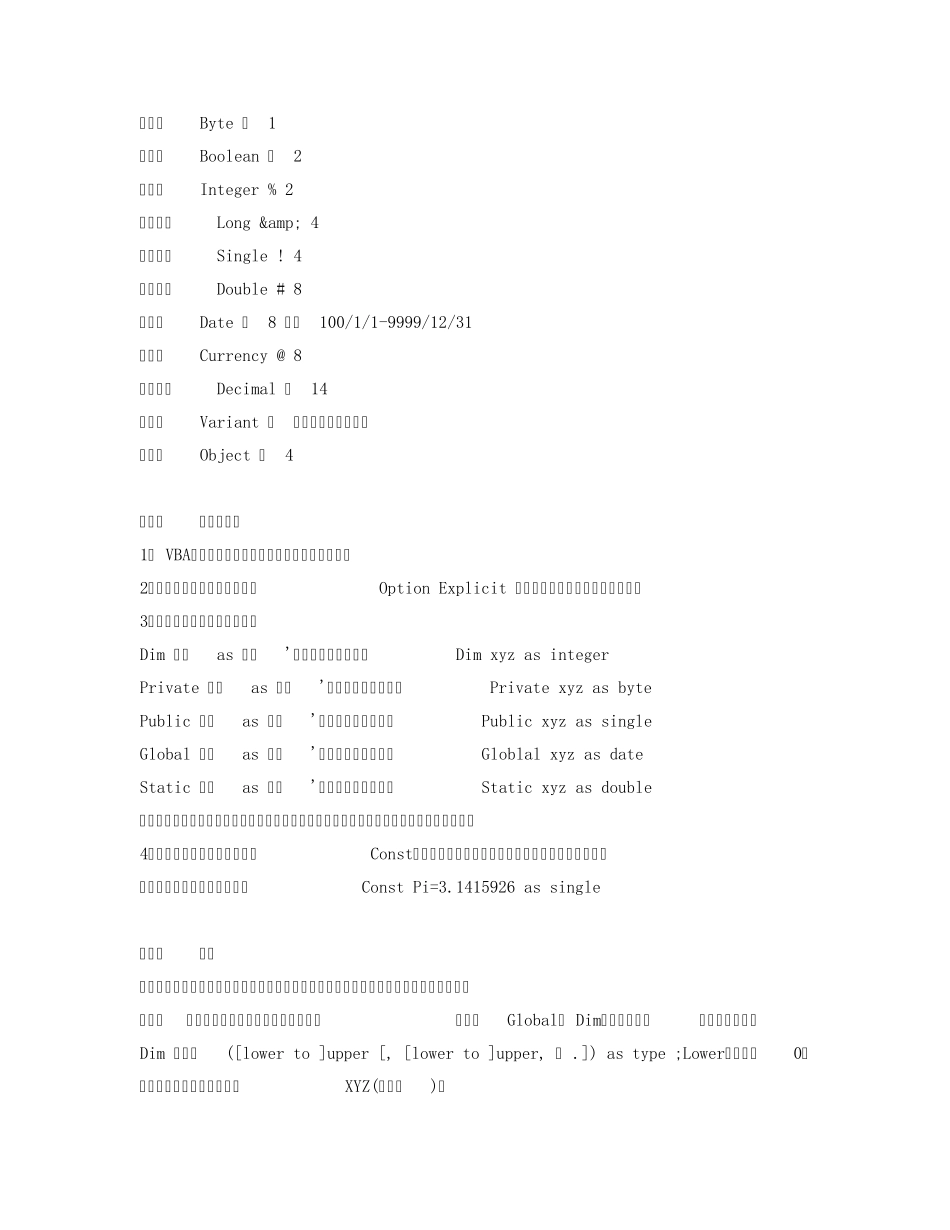 VBA基础知识_第2页