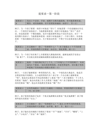 VBMAPP第一阶段孤独症儿童测评量表社会行为和社会性游戏