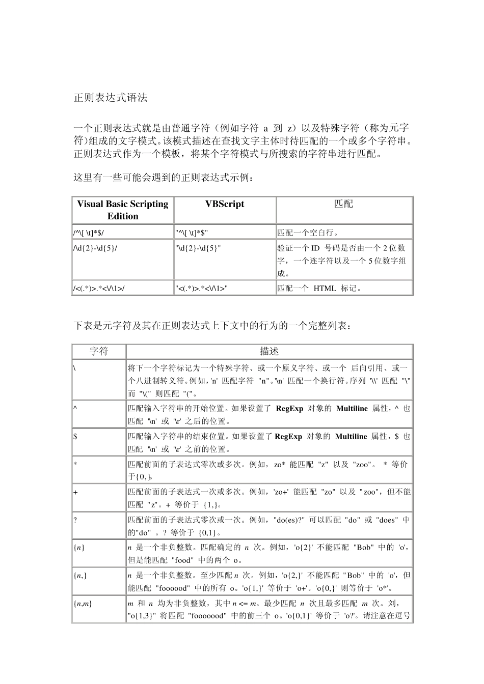 VBScript正则表达式_第3页