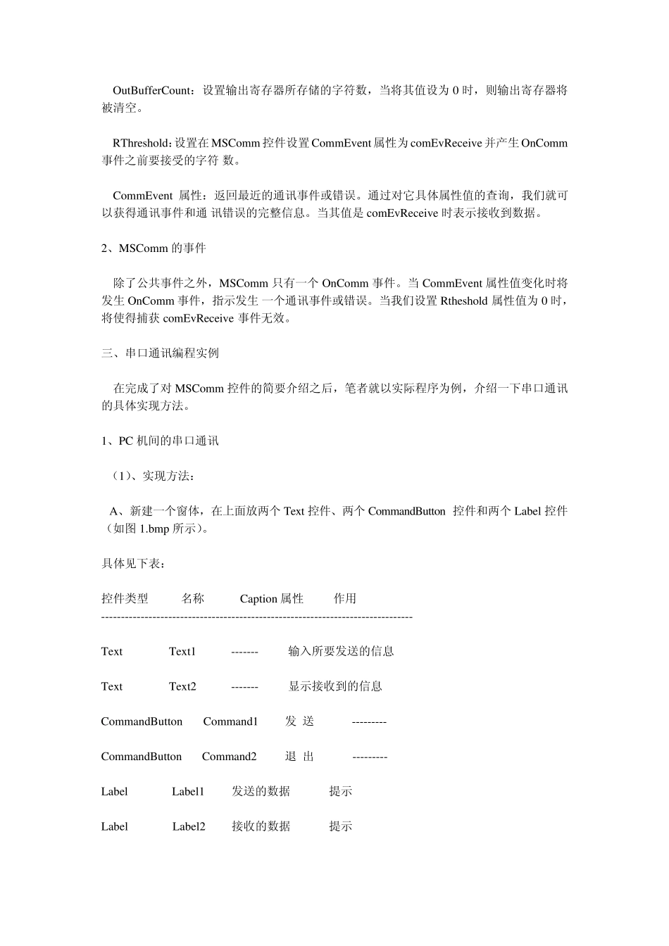 VB中串口通讯的实现详解说明_第2页