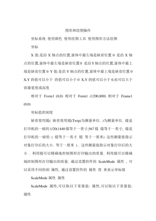 vb图形和绘图操作