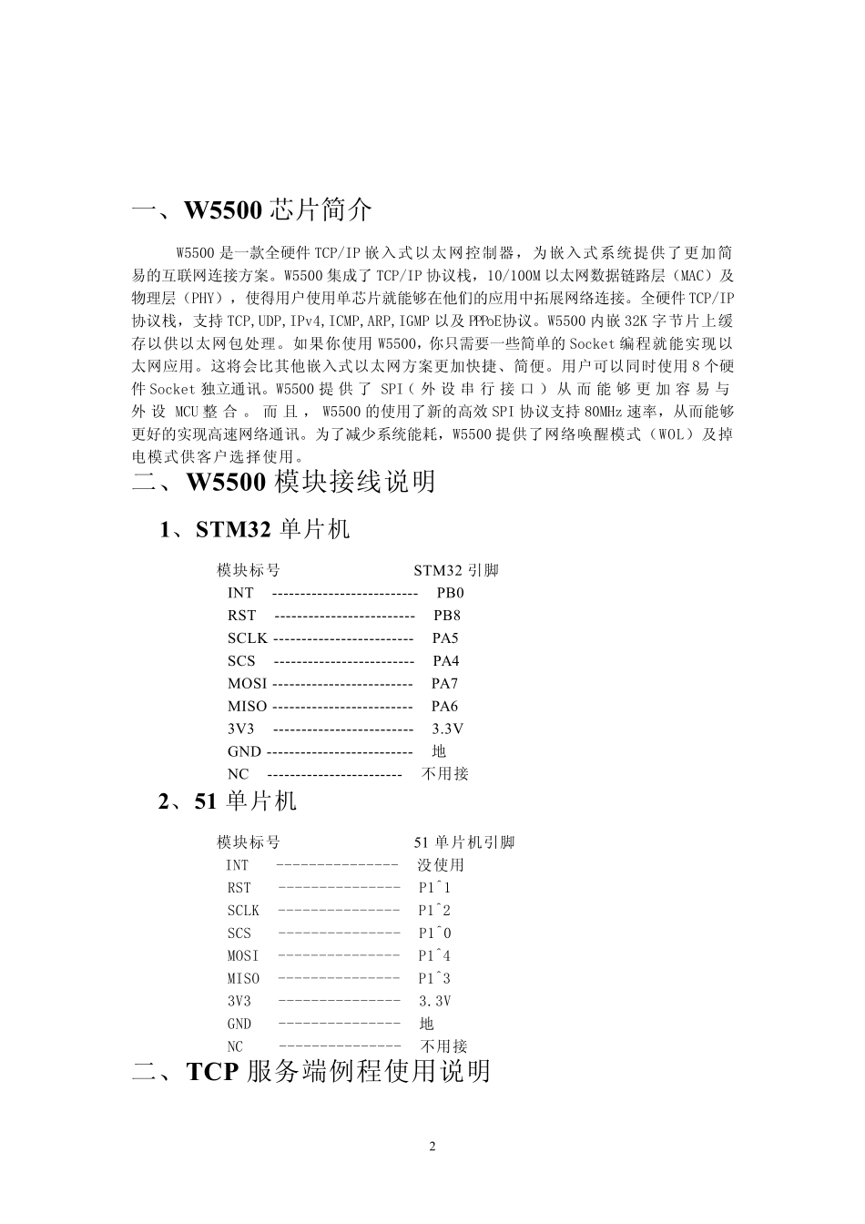 W5500使用手册V2.0_第2页