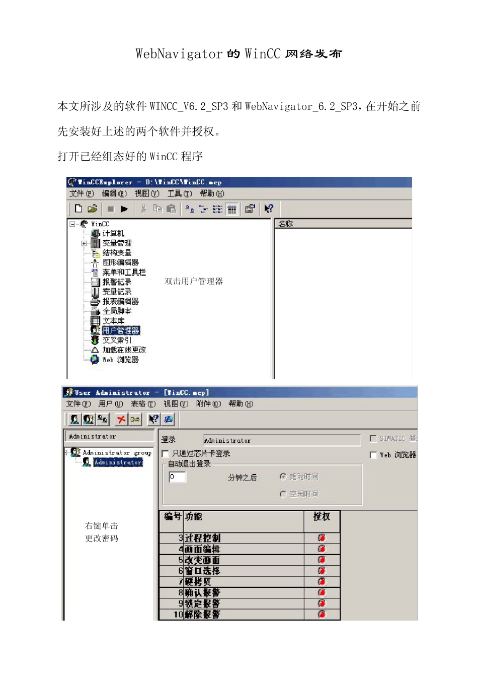 WebNavigator的WinCC网络发布_第1页