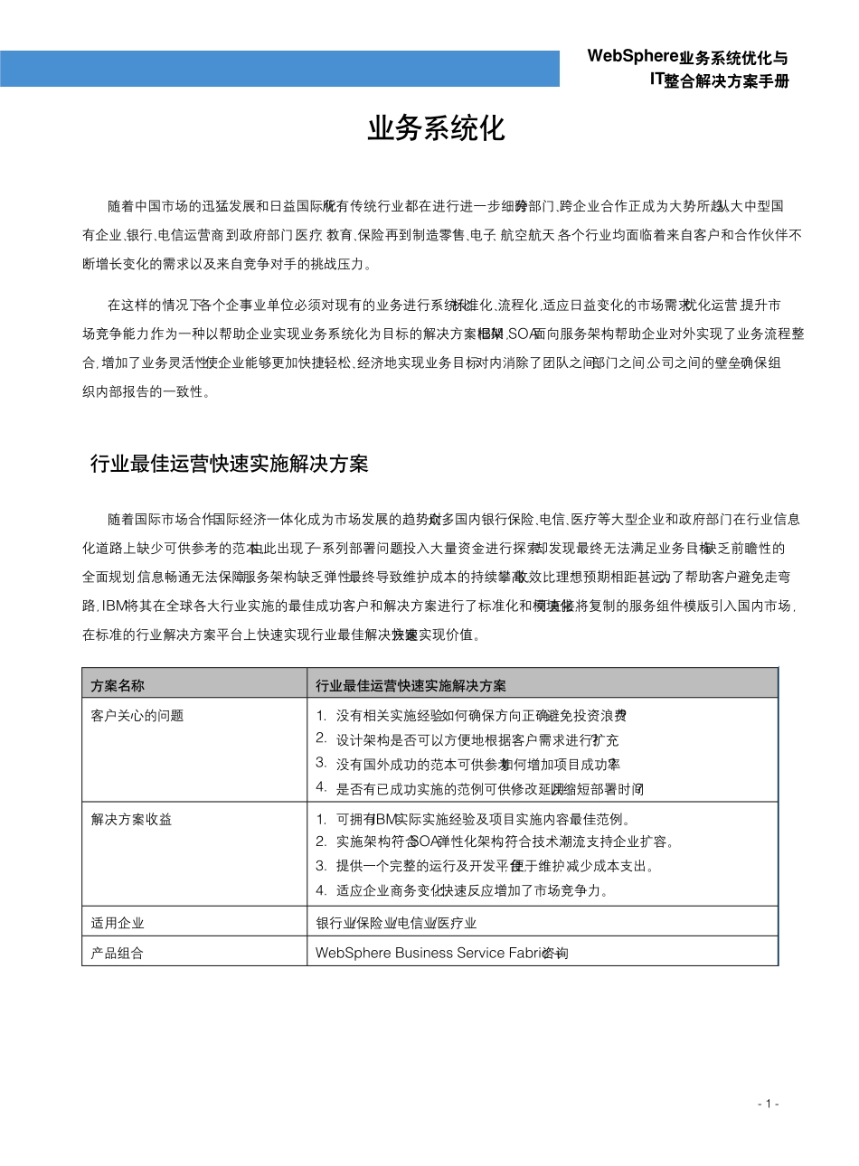 websphere业务系统优化与IT整合_第2页