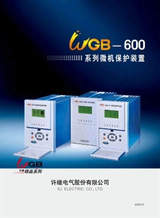 WGB600系列选型说明书2009.07