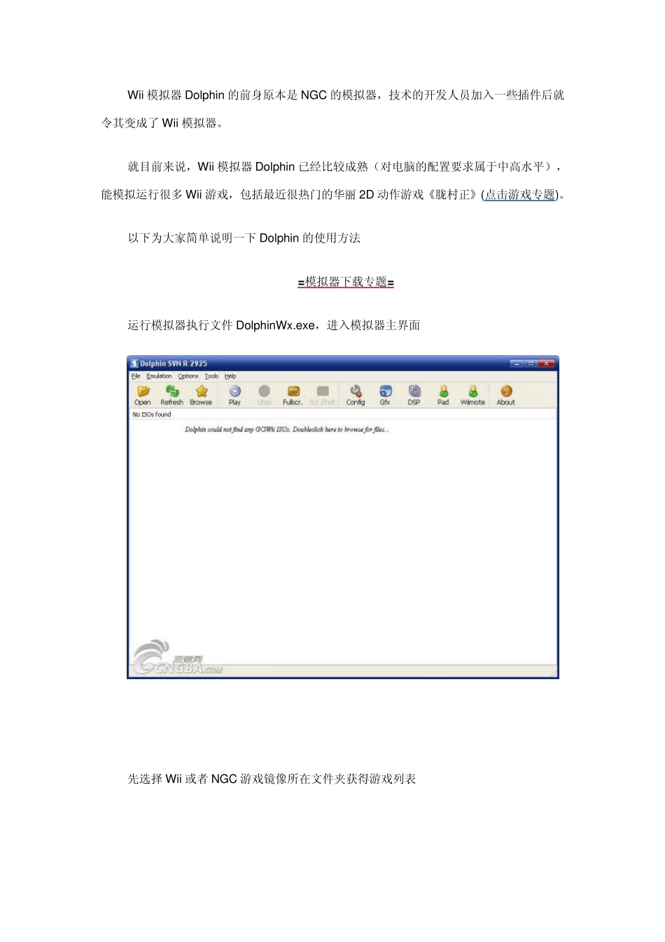 WII模拟器使用方法教学_第1页