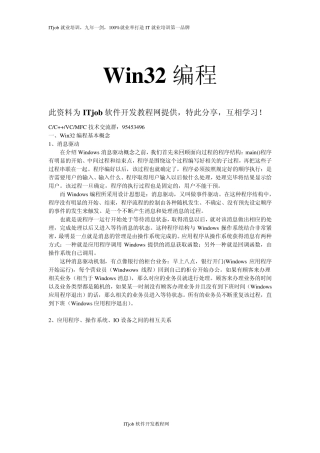 Win32编程