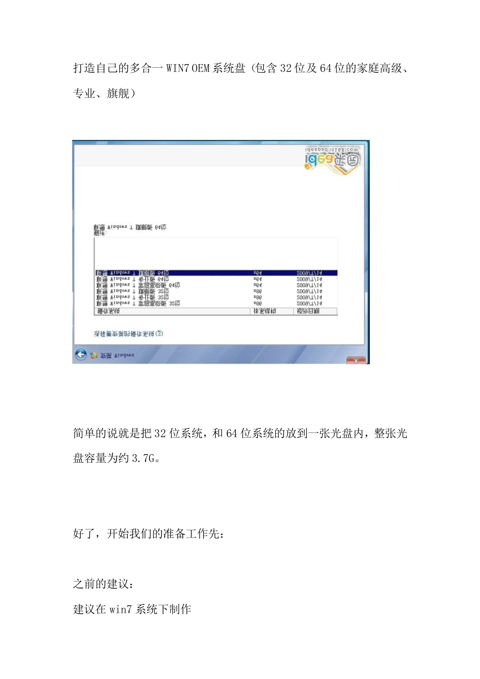 Win732位和64位整合到一个ISO镜像中的实用教程_第1页