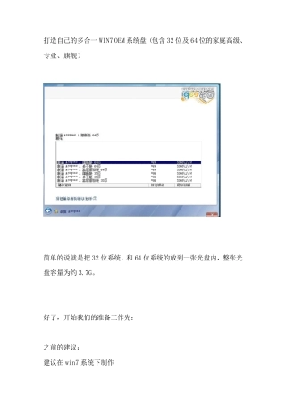 Win732位和64位整合到一个ISO镜像中的实用教程