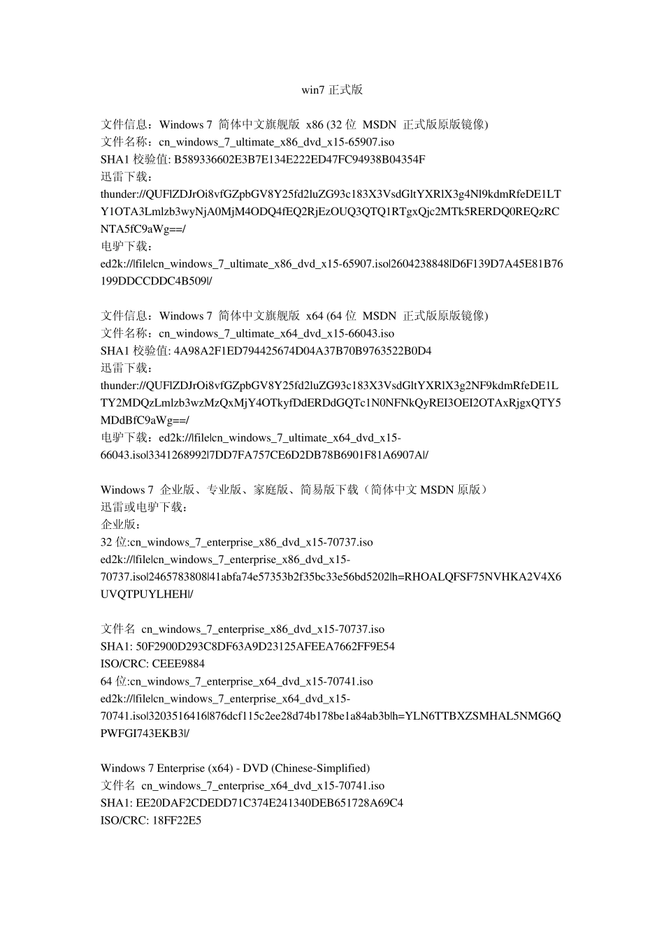 win7正式版版本介绍_第1页