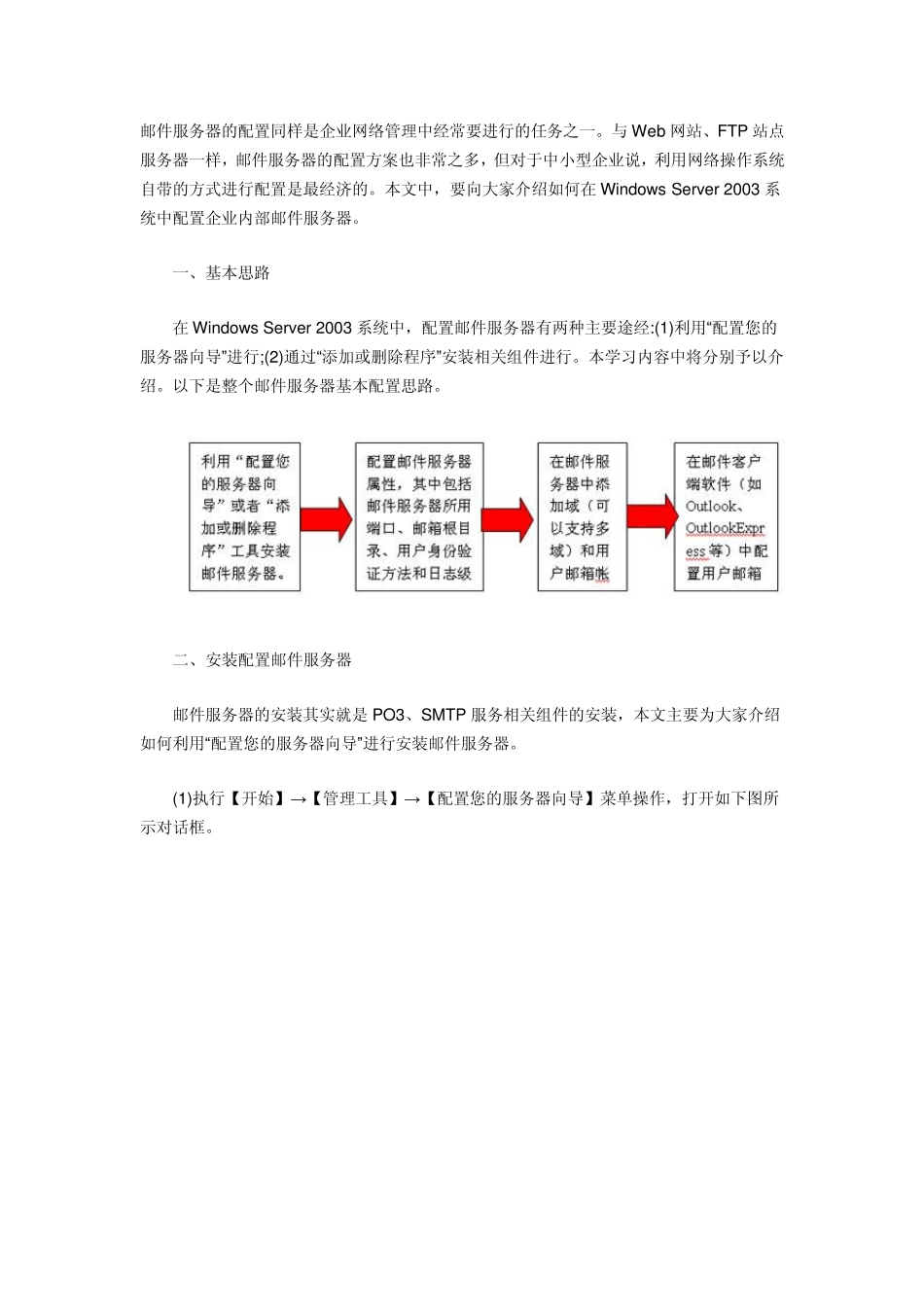 Windows2003邮件服务器_第1页
