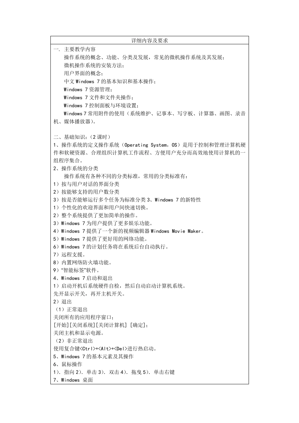 windows7教案1桌面管理_第2页