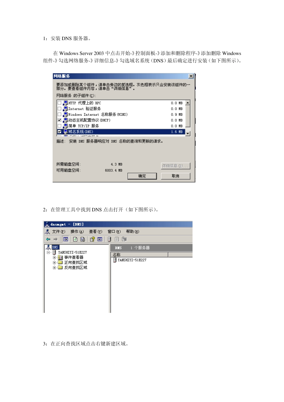 WindowsServer2003之DNS配置_第1页