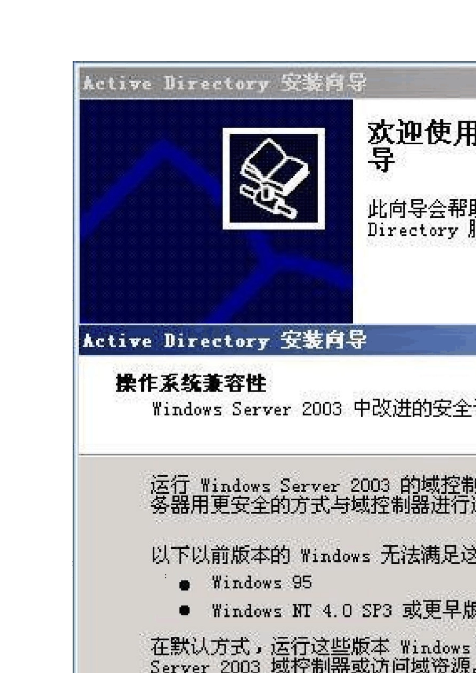 WindowsServer2003升级为域服务器_第3页
