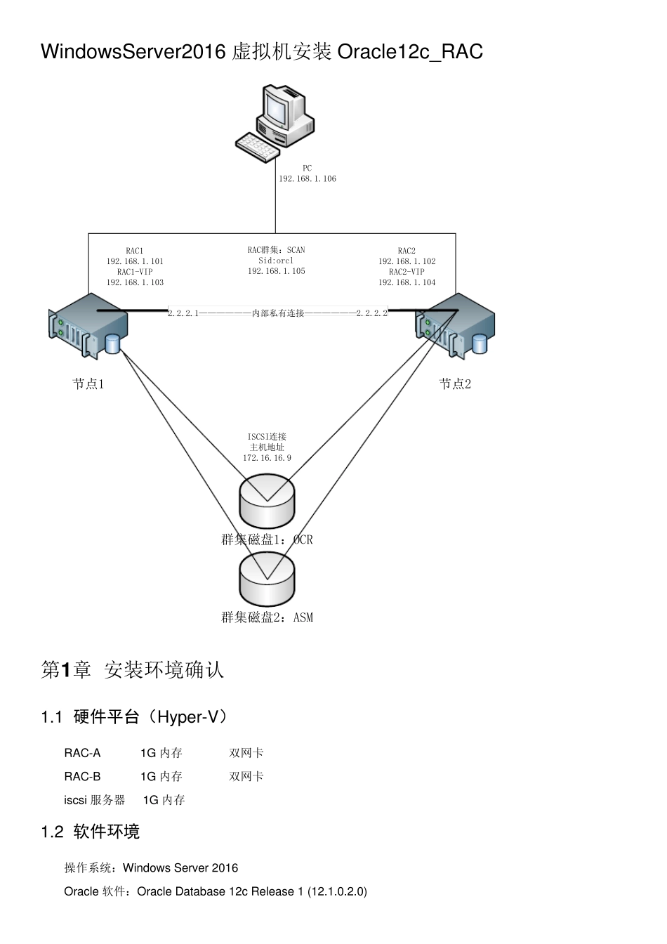 WindowsServer2016虚拟机安装Oracle12c_RAC_第1页