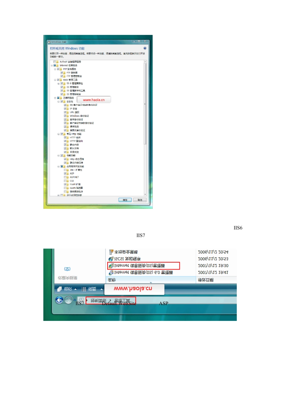WindowsVistaIIS详细配置说明_第2页
