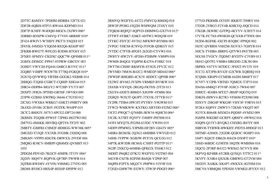 WindowsXP专业版最新注册码_第3页