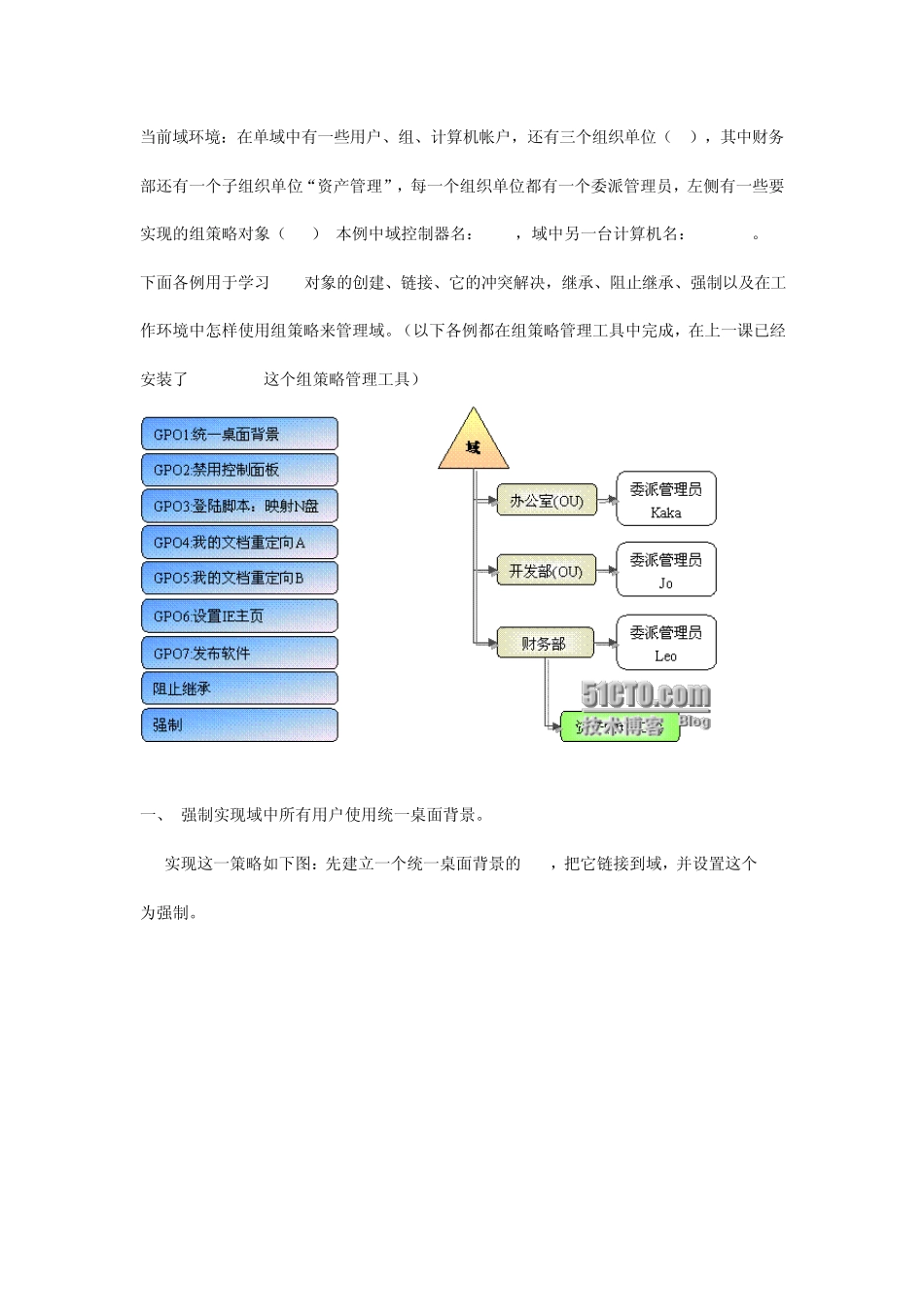 WINDOWS_SERVER_2003使用组策略管理用户环境_第1页