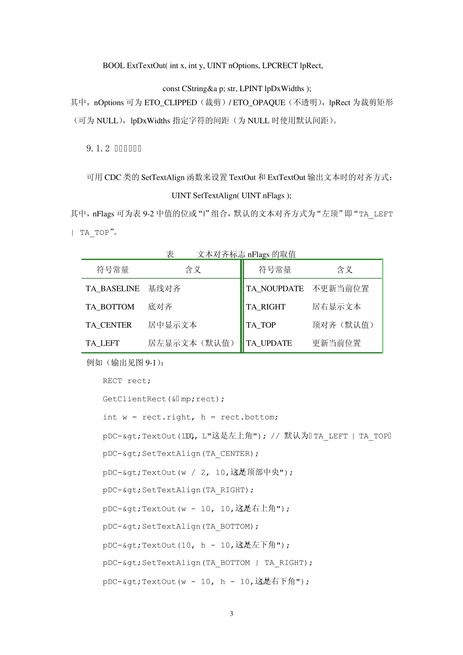 windows编程技术09GDI编程2—文字、位图与图标_第3页