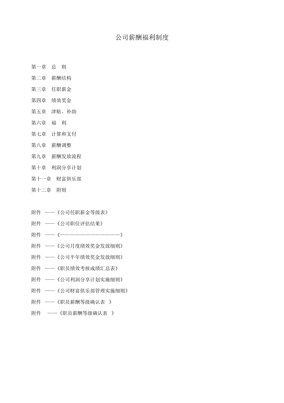 wk集团薪酬福利制度_第1页