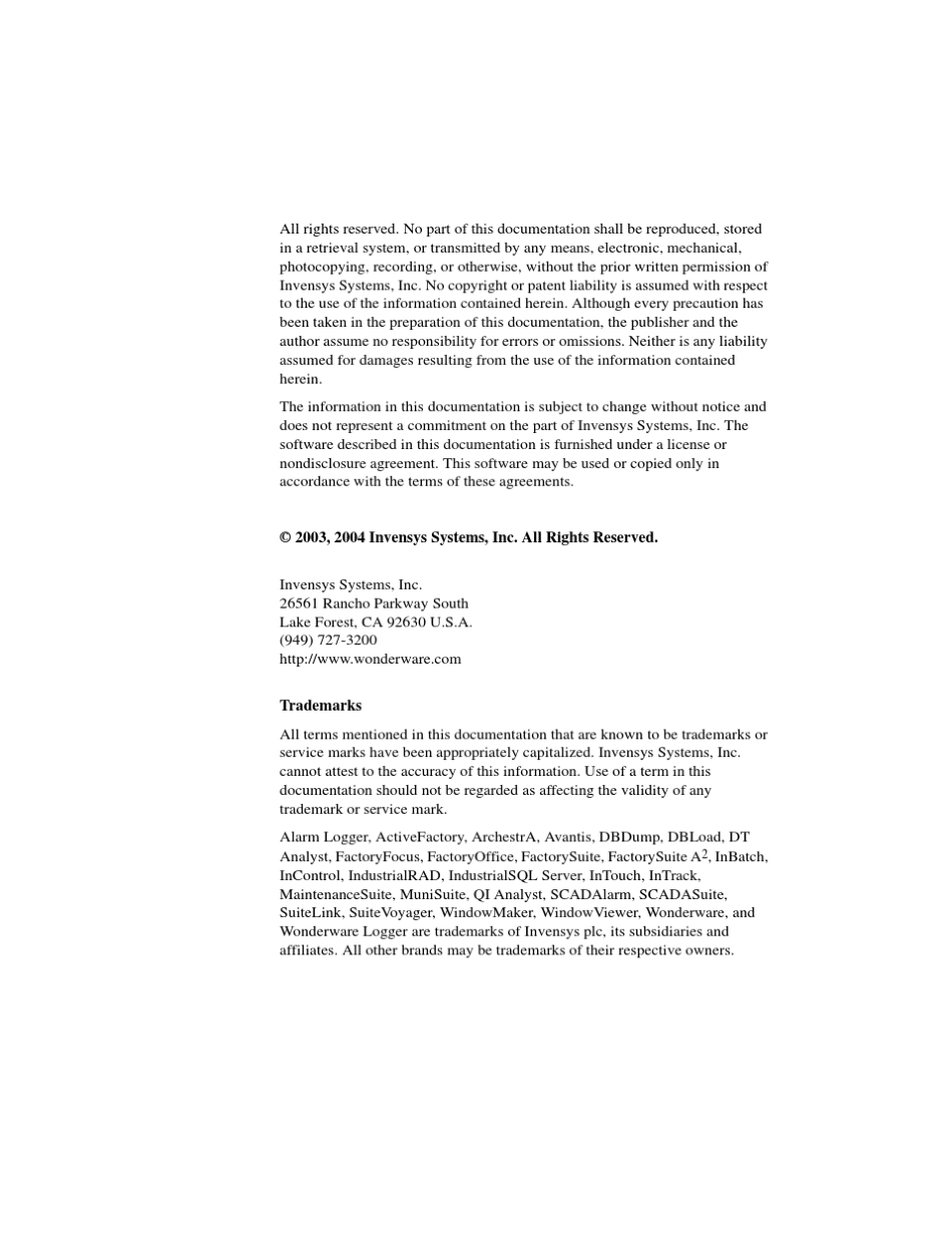 WonderwareOPCLinkUser'SGuider_第2页