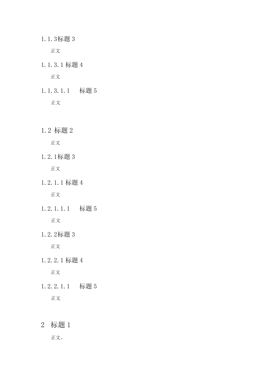 WORD7级标题带目录模板_第3页