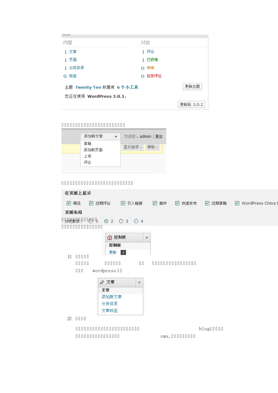 wordpress后台详细操作_第2页