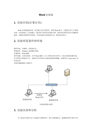 Word宏病毒