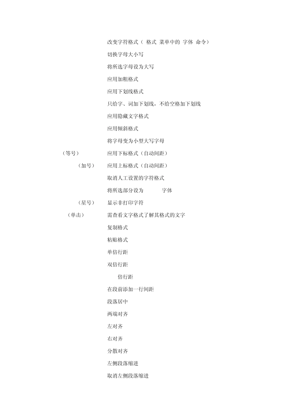 WORD快捷键大全(最全面)_第2页