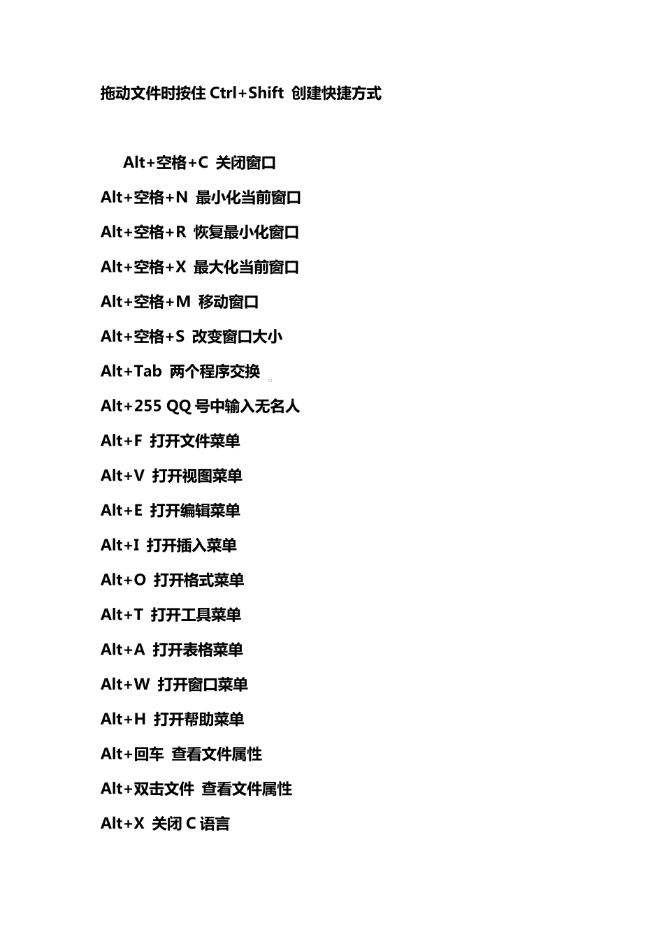 word文档快捷键_第2页