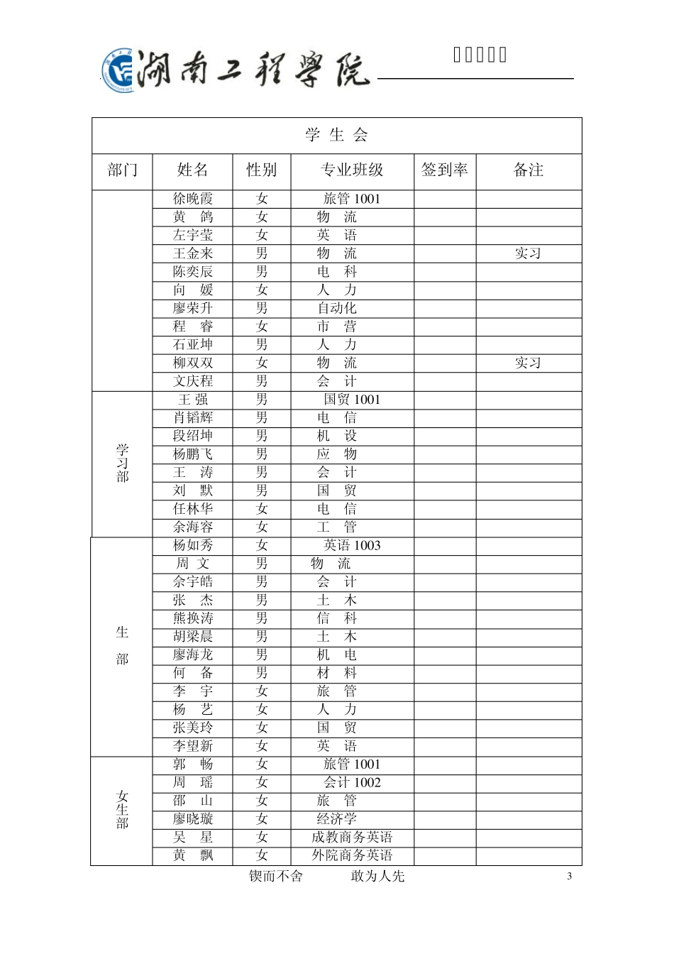 word表格模板_第3页